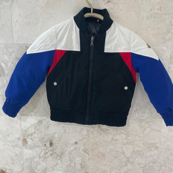 MONCLER Reversible Puffer {4T} Toddler Black & Red White Blue - Picture 3 of 16